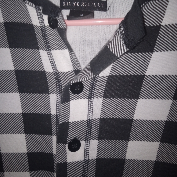 Silver Lilly Union Suit with Drop seat back Plaid Size Medium - Picture 6 of 10